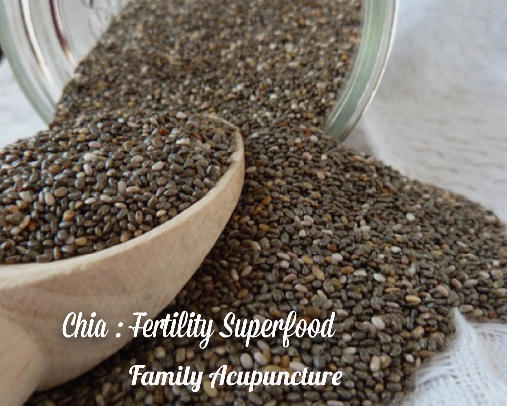Chia superfood for fertility